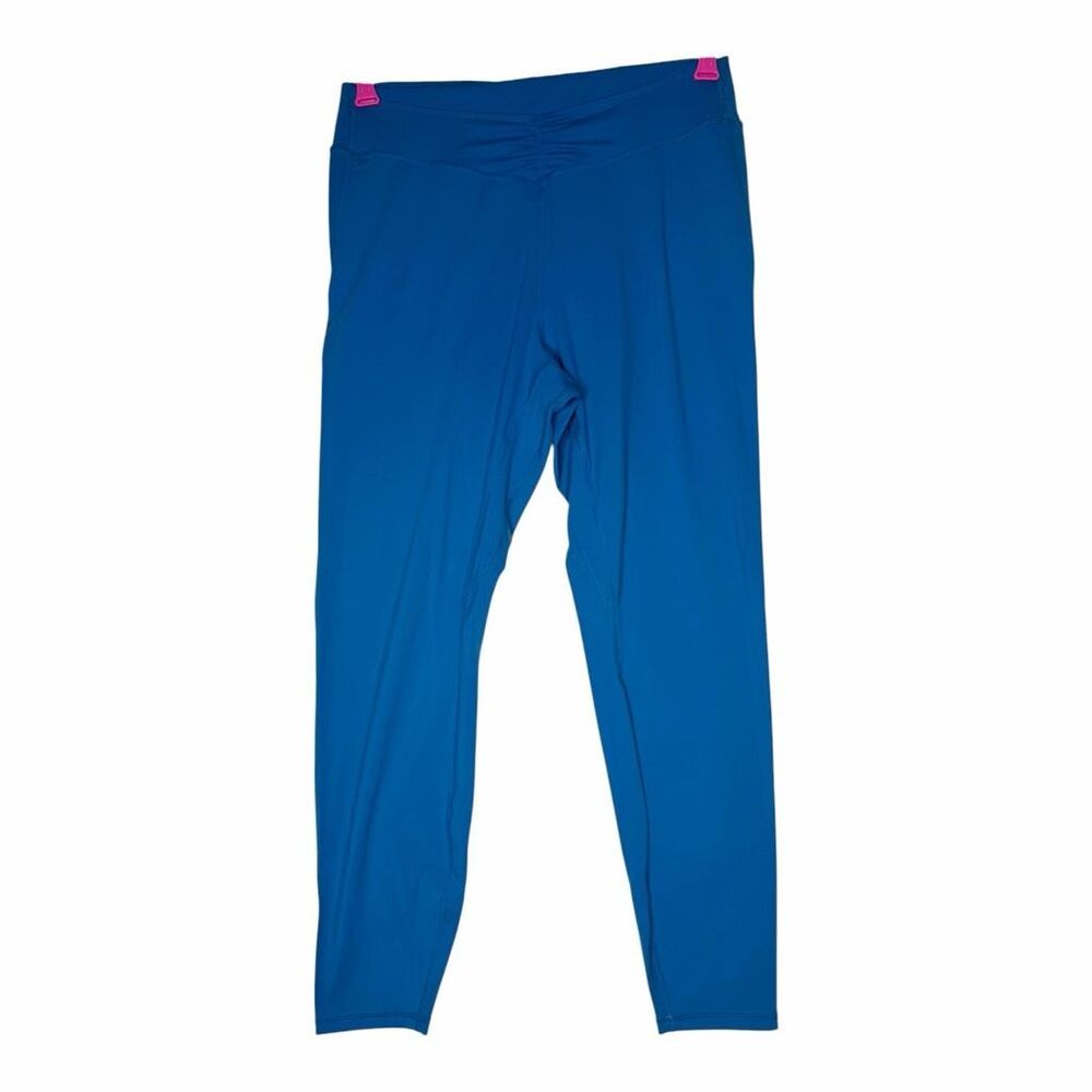 NEW Halara Blue High Waisted Butt Lift Scrunch Butt 7/8 Leggings‎ XL